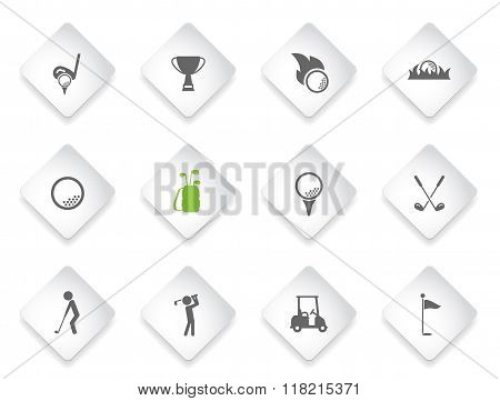 Golf simply icons