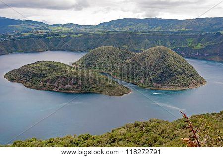 View of the Cuicocha lake