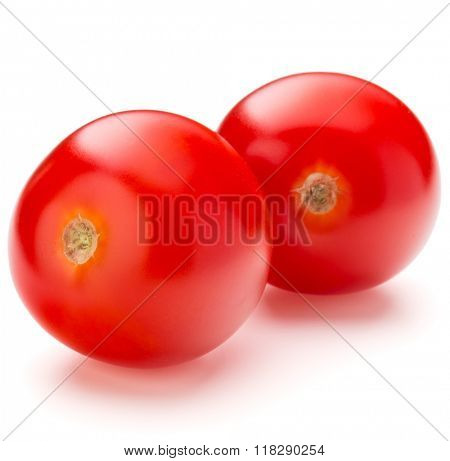 fresh cherry tomato isolated on white background cutout