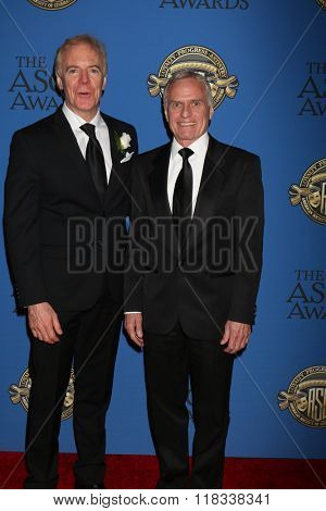 LOS ANGELES - FEB 14:  Richard Crudo, Grover Crisp at the 2016 American Society of Cinematographers Awards at the Century Plaza Hotel on February 14, 2016 in Century City, CA