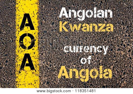 Acronym Aoa - Angolan Kwanza, Currency Of Angola