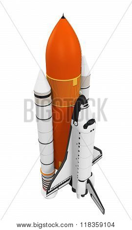 Space Shuttle Isolated