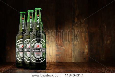 Bottles Of Heineken Beer