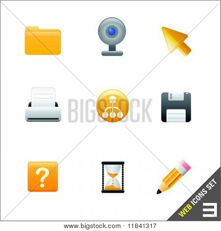 Icone web computer