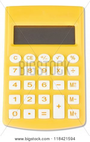 Calculator Isolated On White Background