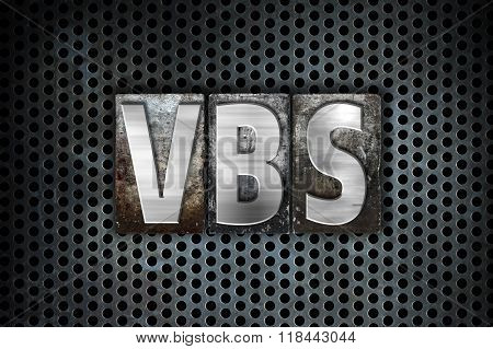 Vbs Concept Metal Letterpress Type