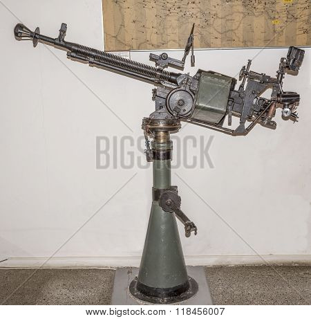 Heavy Machine Gun Degtyarev-shpagin (dsk) Of The Sample In 1938