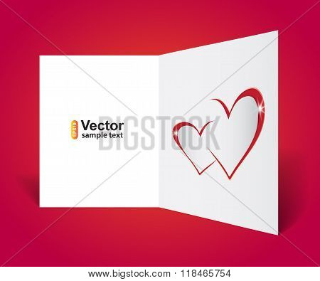 Vector Love Card