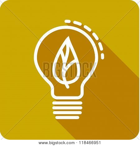 Light Bulb Shaped as Inspiration Concept.