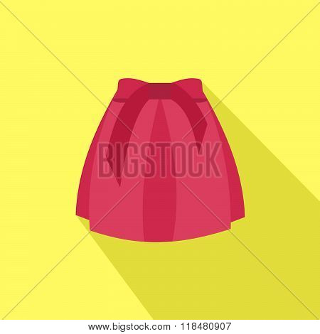 Girl skirt with big ribbon