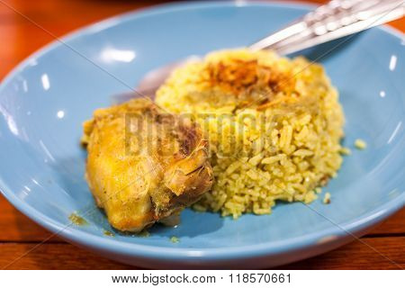 Chicken Biryani ,Thailand foods (khao mok gai)