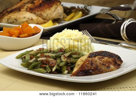 Köstlichsten Thanksgiving Türkei Brust Diner