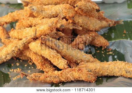 Shishamo Deep Fried, Japanese Food Of Delicious.