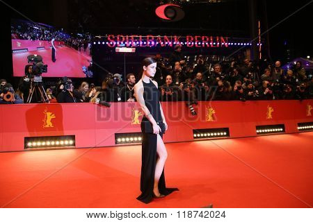 Lena Meyer-Landrut attends the 'Things to Come' (L'avenir) premiere during the 66th Berlinale International Film Festival Berlin at Berlinale Palace on February 13, 2016 in Berlin, Germany.