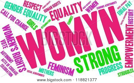Womyn Word Cloud
