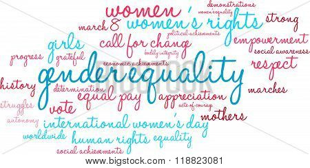 Gender Equality Word Cloud