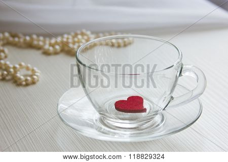 Transparent Cup Of Love