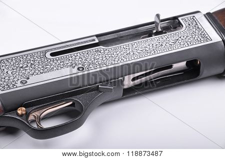 Hunting shotgun detail