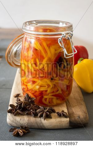 Sweet Pickled Peppers