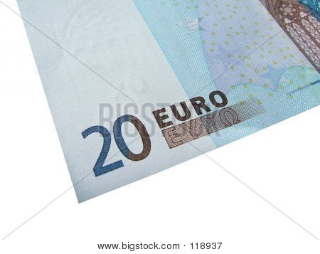 Yirmi Euro fatura (detay)