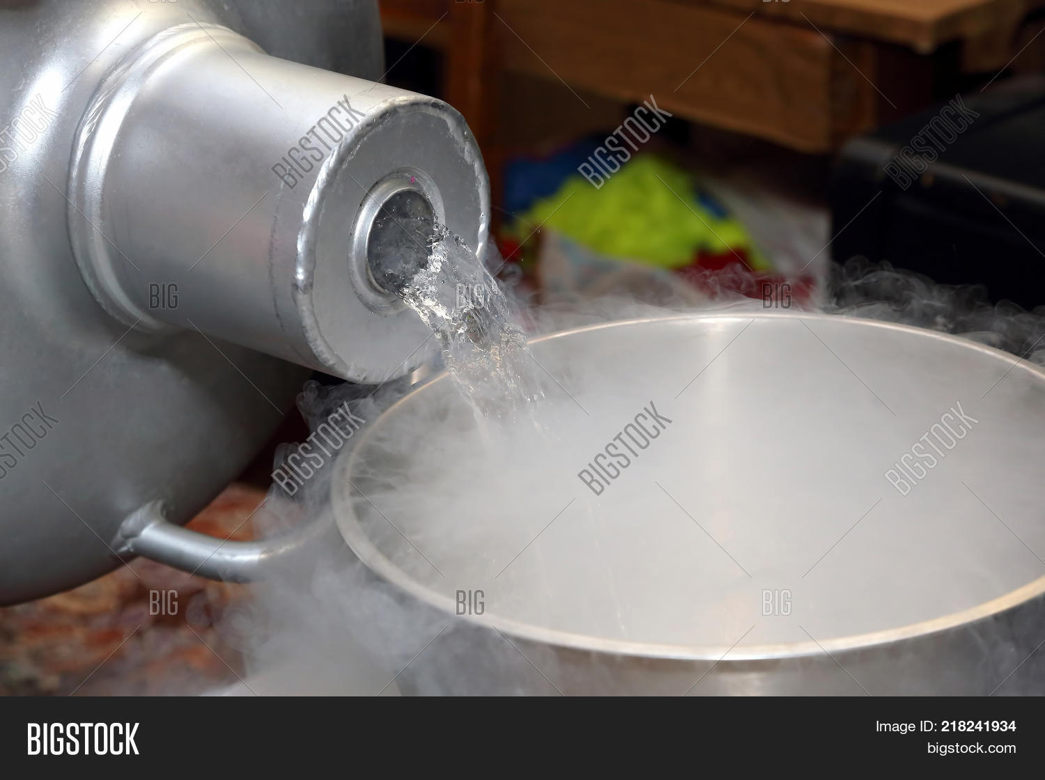 Liquid Nitrogen Poured Image & Photo (Free Trial) Bigstock