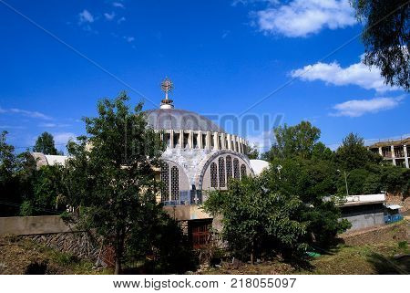 Church of Our Lady Mary of Zion in Axum in Ethiopia