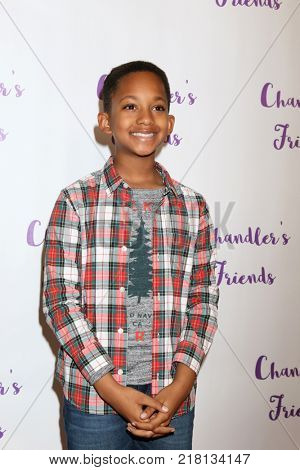 LOS ANGELES - DEC 10:  Brandin Stennis at the Chandler's Friends Toy Drive & Wrapping Party  at Los Angeles Ballet Academy on December 10, 2017 in Los Angeles, CA