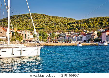 Colorful Harbor Of Zlarin Island
