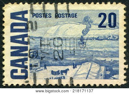 CANADA - CIRCA 1967: Postage stamps printed in Canada shows a picture of 