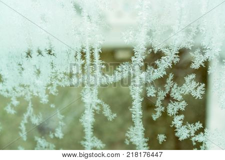 Frozen snow window
