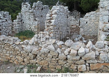 North Necropolis. Ruins of ancient city Olimpos in Lycia. Antalya Province. Turkey