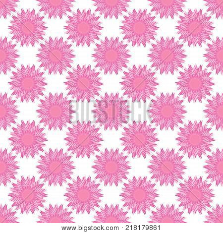 Abstract floral seamless pattern with simple elements. Vector illustration for textile wrapping paper and other deasign