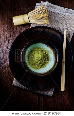 Japanese Tea Caddy And Whisk For Tea Ceremony