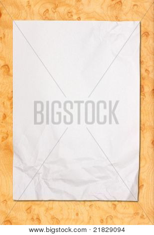 Bianco carta stropicciata