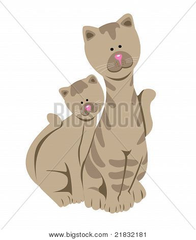 웃 긴 고양이 피 규 어
