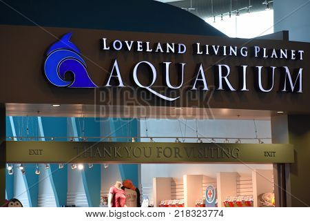 Draper, Ut - Aug 29: Loveland Living Planet Aquarium In Draper, Utah, As Seen On Aug 29, 2017. It Cu