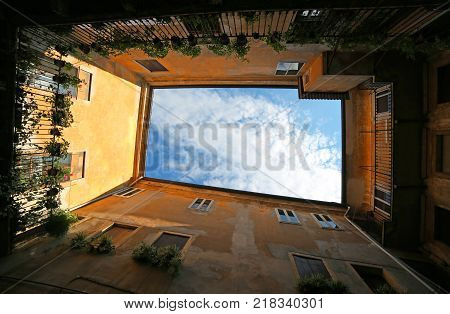 Bright Window Of A Ancient Fortress