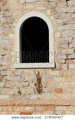 Bright Window Of A Ancient Fortress