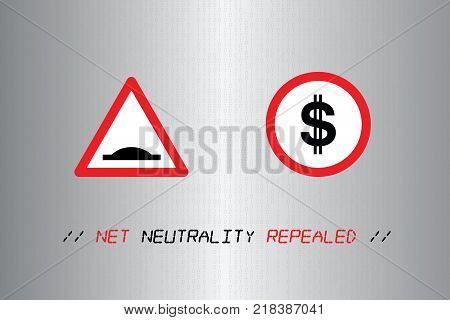 USA, 14 December 2017 - Net Neutrality rules repealed by U.S. government