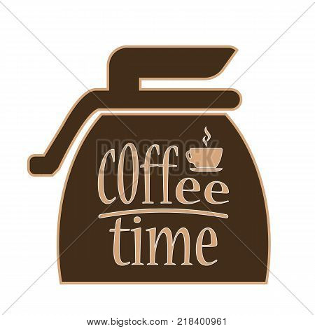 banner design for coffee shop restaurant menu cafeteria.There is always time for coffee ..Coffee background with a coffee cup for cafe.Coffee banner for coffee break time.