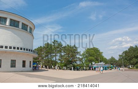 SEVASTOPOL, CRIMEA - AUGUST 11, 2012: Diorama 