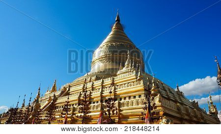 Sandamuni Pagoda in Mandalay Myanmar on Sandamuni Pagoda is a Buddhist stupa located southwest of Mandalay.