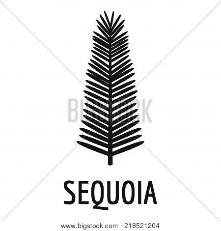 Sequoia leaf icon. Simple illustration of sequoia leaf vector icon for web