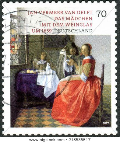 GERMANY - CIRCA 2017: A stamp printed in Germany shows a 