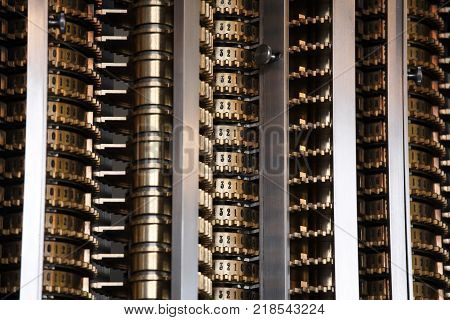 Close up view of the Difference Engine