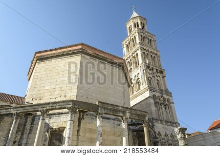 Cathedral of Saint Domnius in the city of Split Croatia