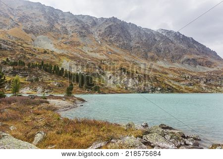 Katunsky Ridge. Altai Mountains Landscape.