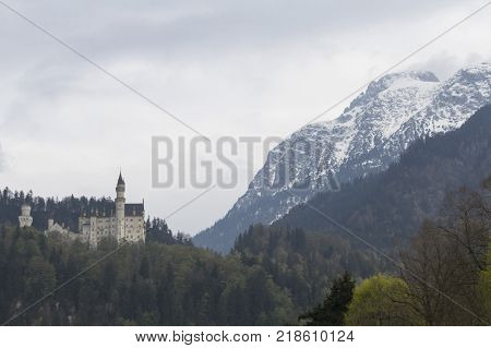 This image is a German landscape near the Alps