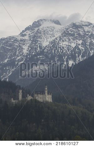 This image is a German landscape near the Alps