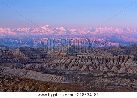 Earth Forest Geopark In Ngari, Tibet
